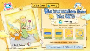 WePlay debütiert auf dem deutschen Markt mit einer speziellen Valentinstagskooperation zu „Der kleine Prinz“