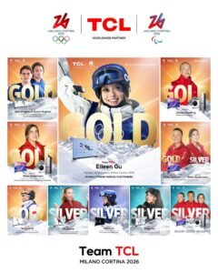 Athletinnen aus Schweden und den Niederlanden gewinnen Medaillen bei den Olympischen Winterspielen Milano Cortina 2026 und Team TCL-Botschafterin steht auf dem Podium