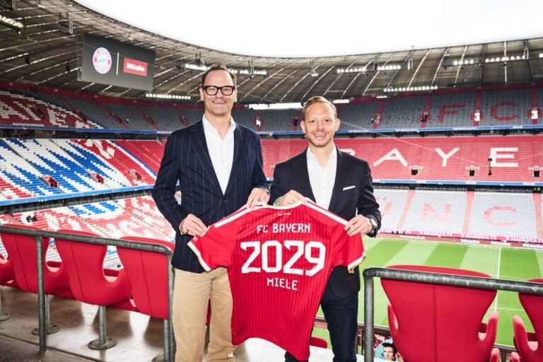 Miele und der FC Bayern verlängern Partnerschaft um weitere drei Jahre